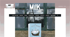 Desktop Screenshot of milkmagazine.net